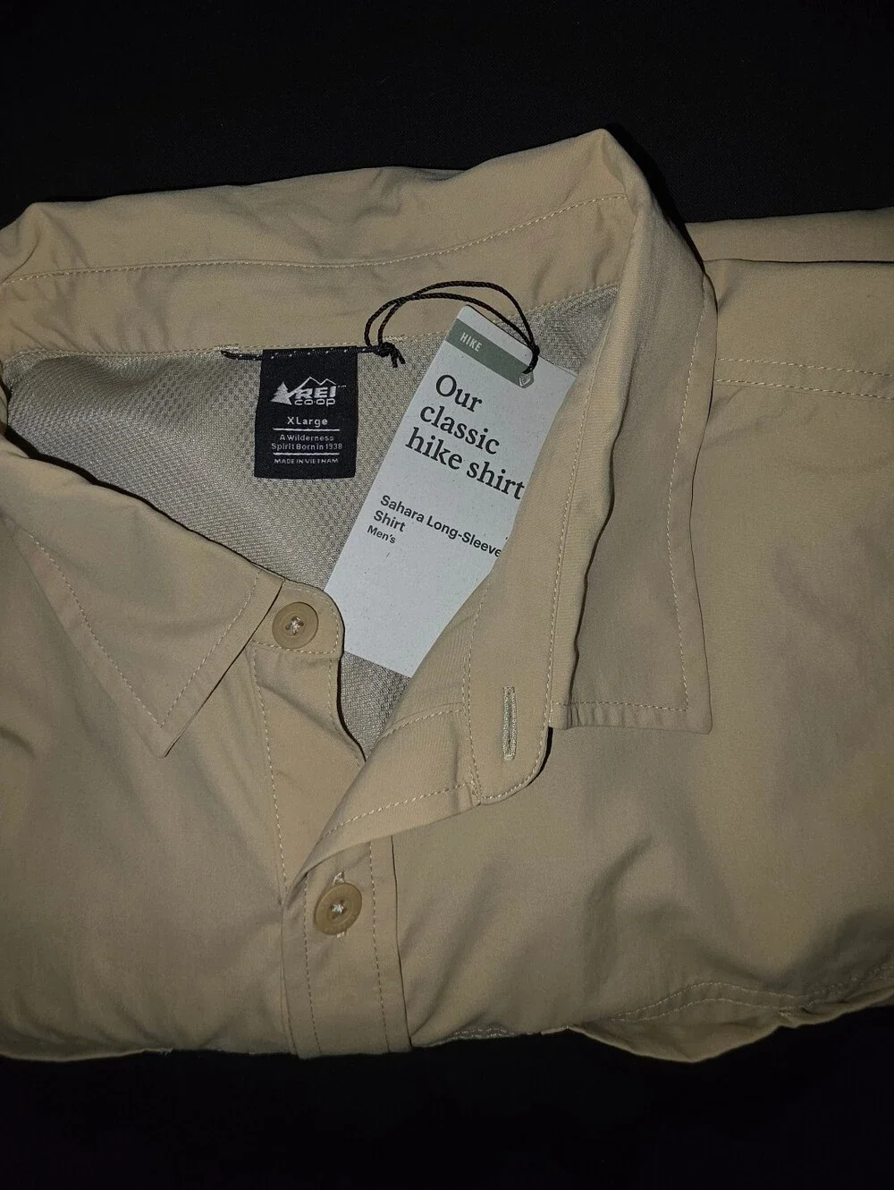 REI Men’s Lightweight Shirt Jacket — Khaki